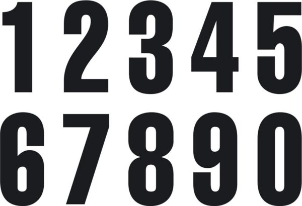 Start numbers